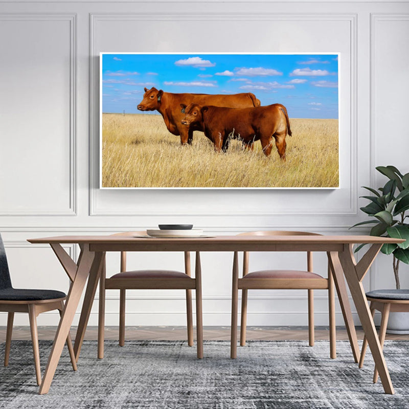 Quadro Bois Junta Red Angus