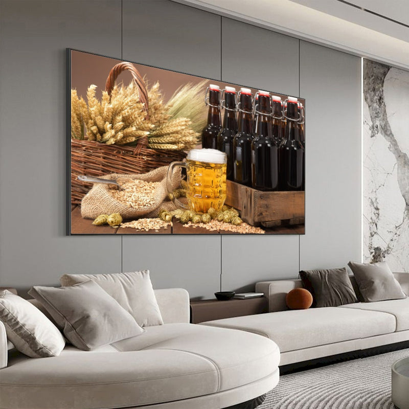 Quadro Cevada E Cerveja Artesanal