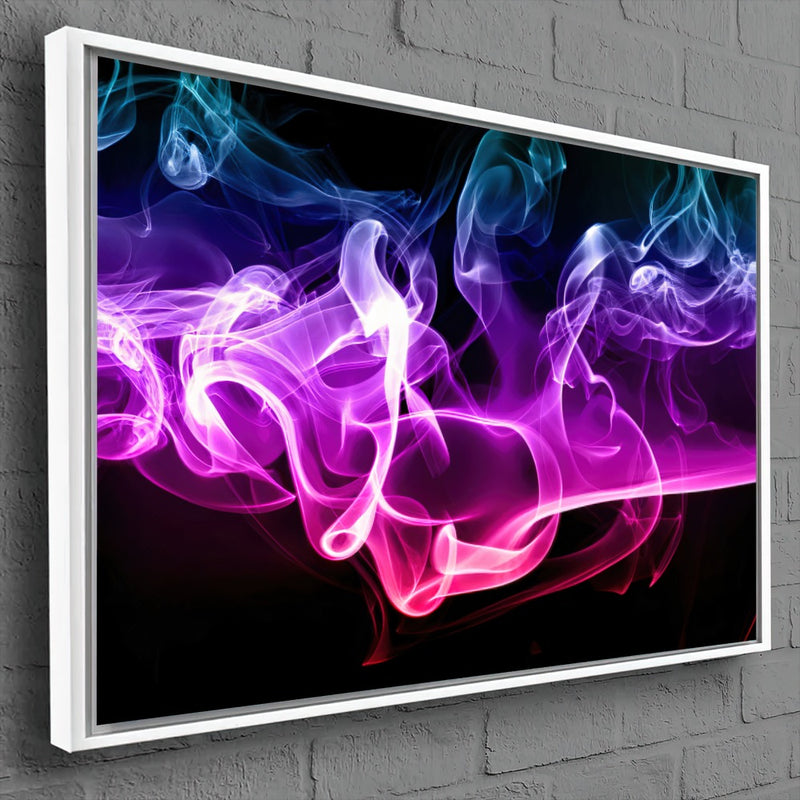Quadro Fumaca Colorida