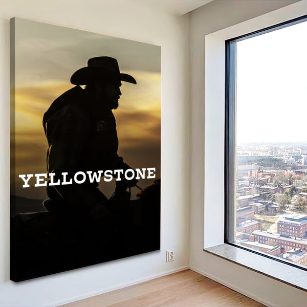 Quadro Personagem Yellowstone Cavalgando