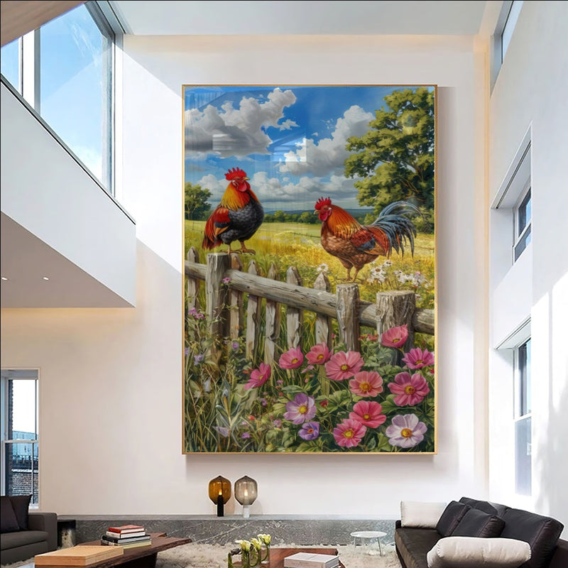 Quadro Estilo Pintura No Campo